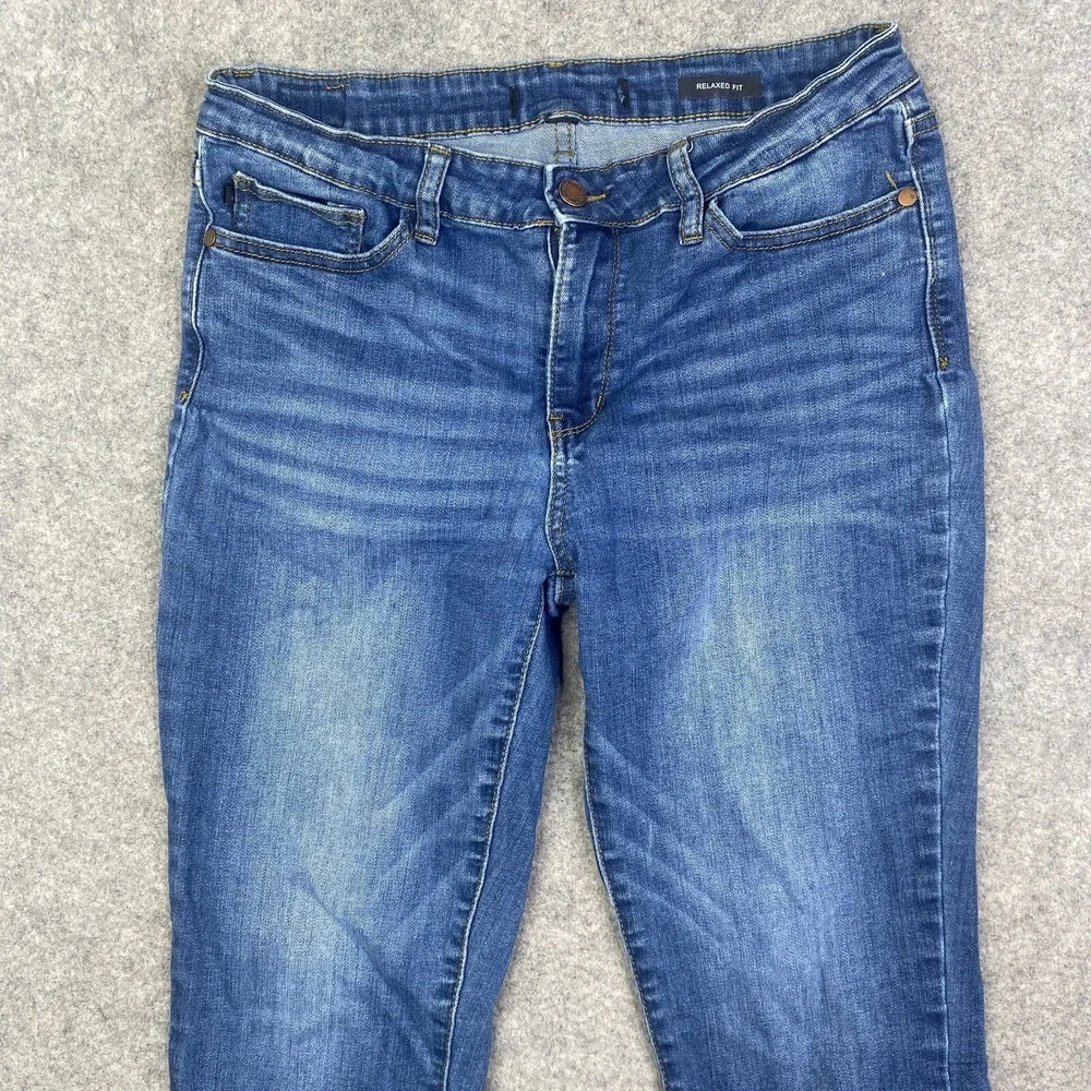 Judy Blue Jeans Women's Relaxed Distressed Stretch Medium Wash 31x26 - Picture 2 of 13